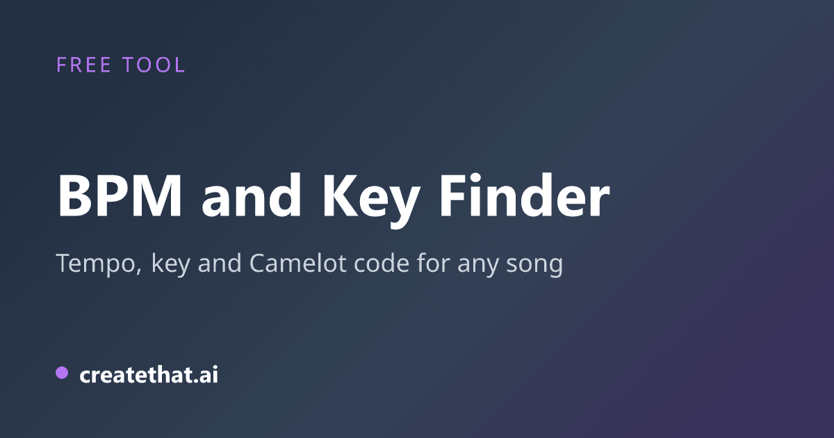 BPM and Key Finder