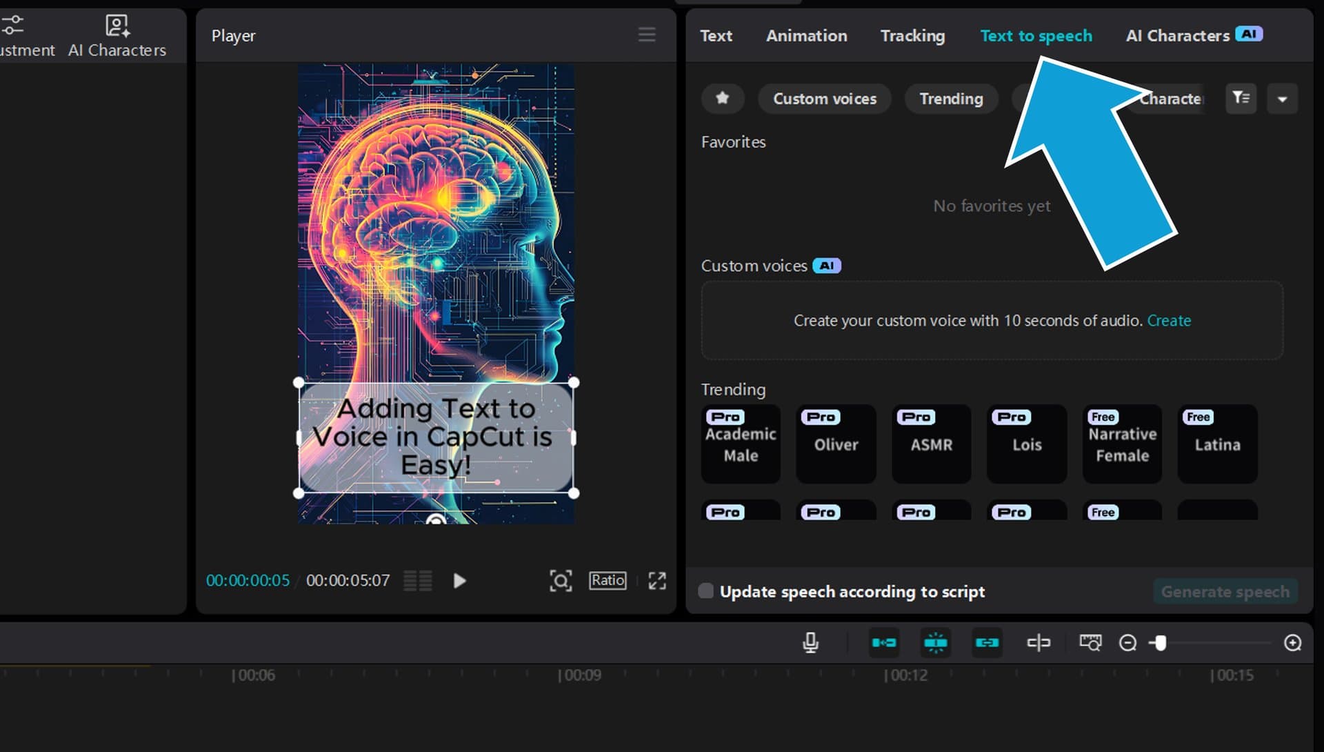 How to Use Text to Speech in CapCut for Mobile and PC