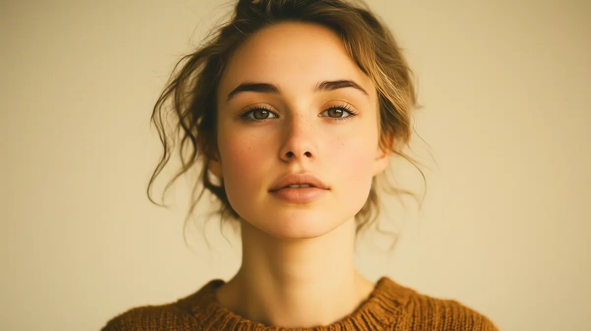 Skin tone test image with the LUT applied