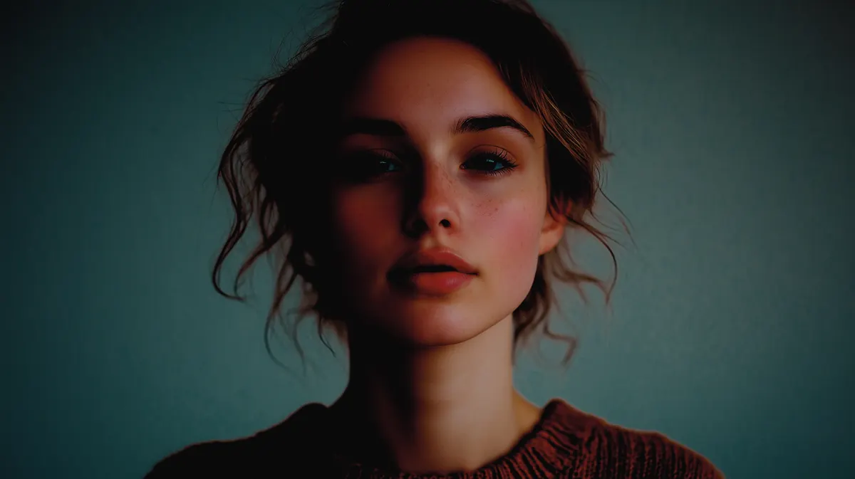 Skin tone test image with the LUT applied