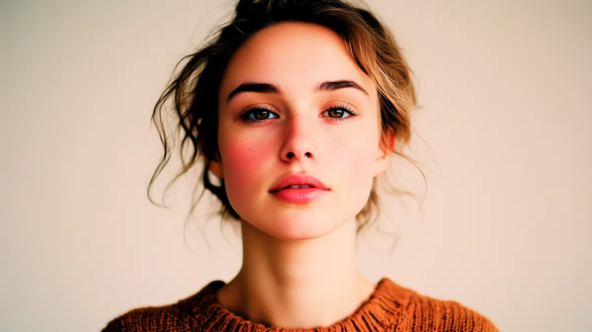 Skin tone test image with the LUT applied