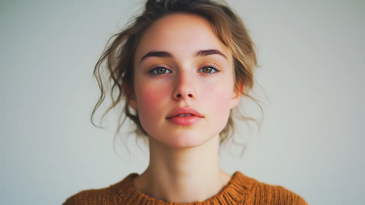 Skin tone test image with the LUT applied