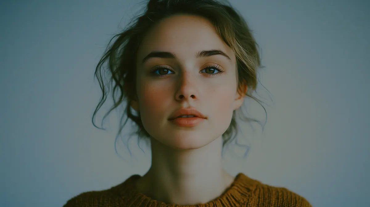 Skin tone test image with the LUT applied
